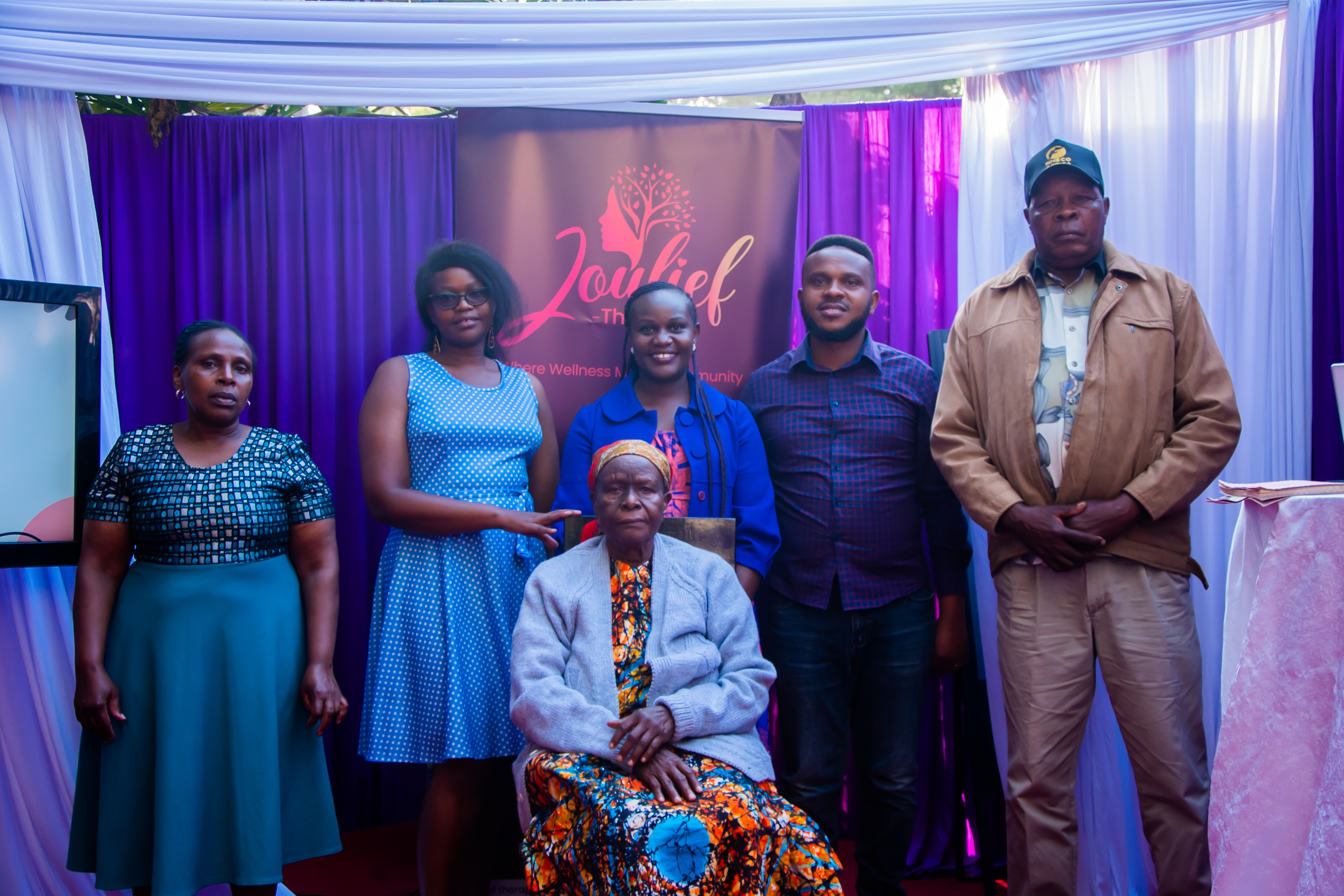 Team and community group photo